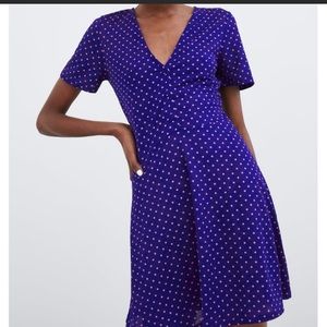 zara skater dress sz small